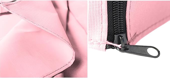 Dog Crate Cover Waterpoof Pink Pet Kennel Covers for Puppy Cat Indoor Outdoor Fit for 1 Door Wire Crate, 35.43x22.05x26.77 Inch