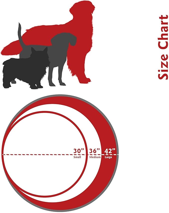 Black Links Large Round Indoor Outdoor Pet Dog Bed With Removable Washable Cover By Majestic Pet Products