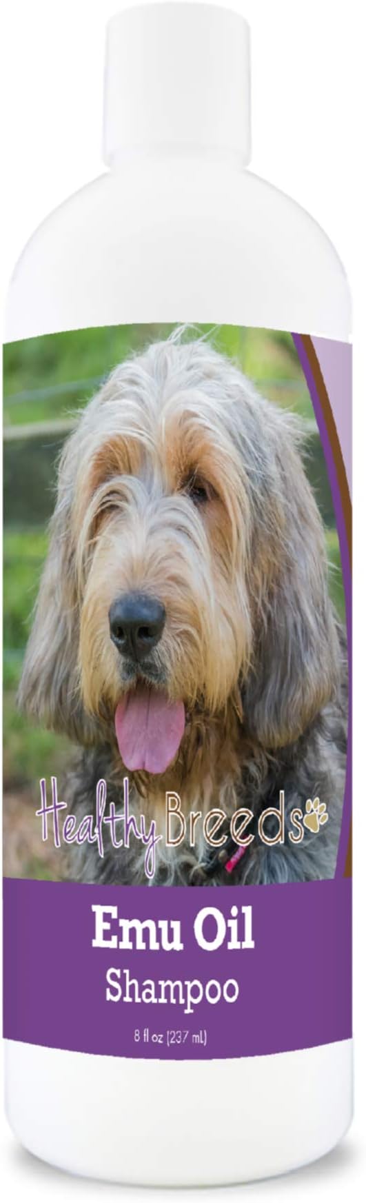 Healthy Breeds Otterhound Emu Oil Shampoo - Gentle Cleanser That Provides Soothing Relief of Inflammation While Restoring Moisture Balance - Fruity Scent - 8 oz