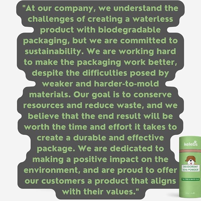 Dog Dry Shampoo for Smelly Dogs | Waterless Dry Dog Shampoo Powder | Anti Itch Shampoo for Dogs | Skin Ear & Paw | Tea Tree Oil | Talc Free with Organic White Clay Vegan | No Plastic