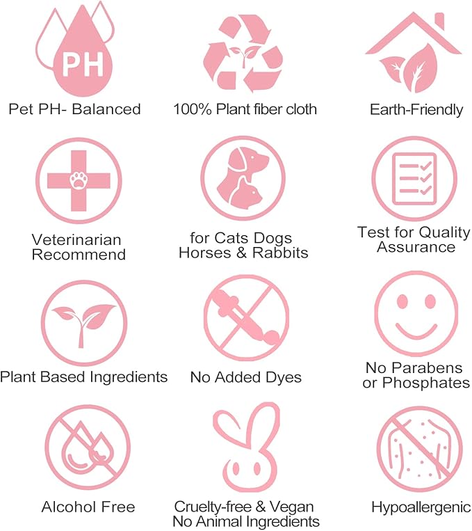 DR.EASY Super Caring Pet Wipes 100ct for Dogs and Cats, Cleans Ears, Face, Butt, Body and Eye Area – Convenient, Ideal for Home or Travel