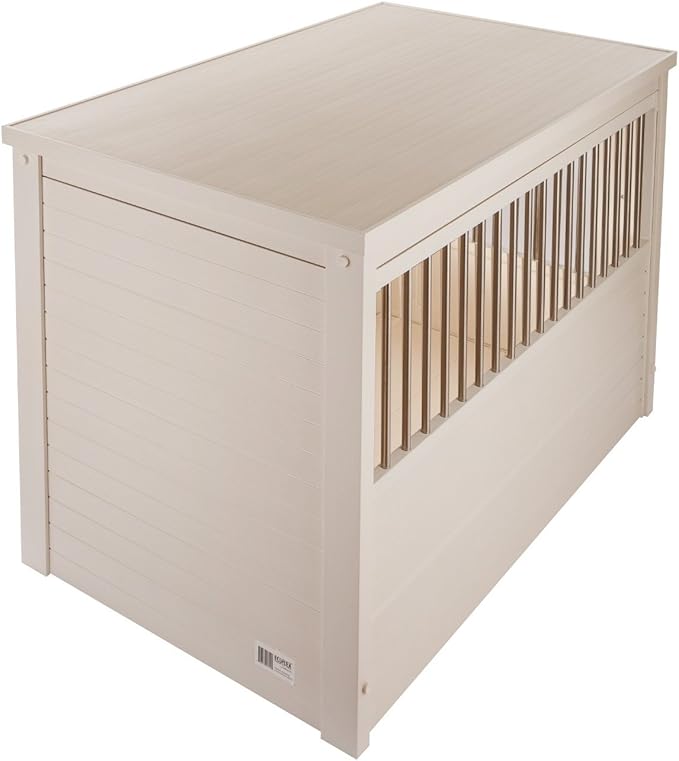 New Age Pet ecoFLEX Pet Crate/End Table, Small, Antique White
