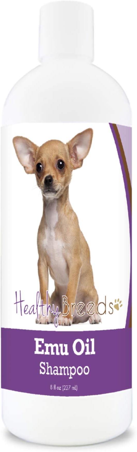 Healthy Breeds Chihuahua Emu Oil Shampoo - Gentle Cleanser That Provides Soothing Relief of Inflammation While Restoring Moisture Balance - Fruity Scent - 8 oz