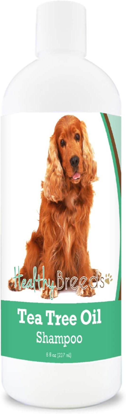 Healthy Breeds Cocker Spaniel Tea Tree Oil Shampoo – Formulated for Dry, Irritated Skin – Reduce Dandruff – Wintergreen Scent – 8 oz