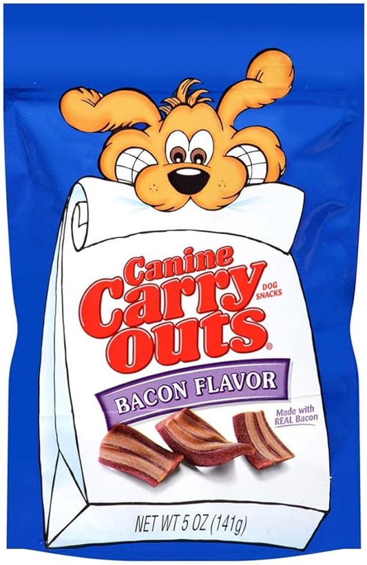 Canine Carry Outs Bacon Flavor Dog Treats, 5-Ounce