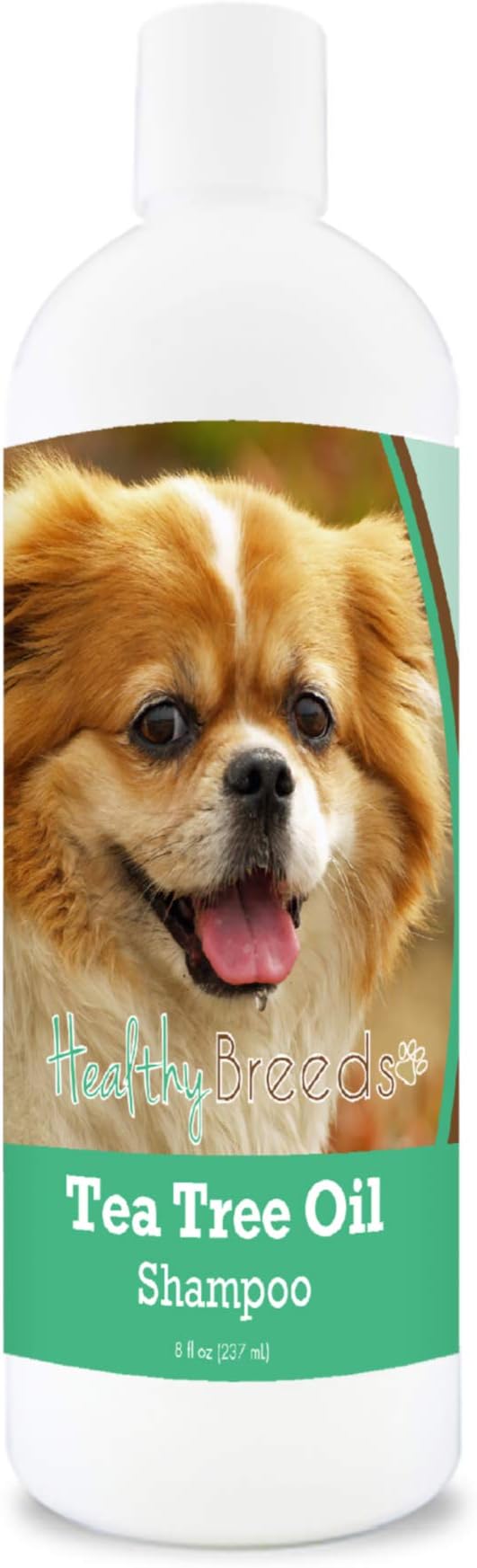 Healthy Breeds Tibetan Spaniel Tea Tree Oil Shampoo – Formulated for Dry, Irritated Skin – Reduce Dandruff – Wintergreen Scent – 8 oz