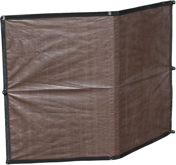 Advantek Original Pet Gazebo Outdoor Reversible Nylon Sun Shade with 4 Ball Ties