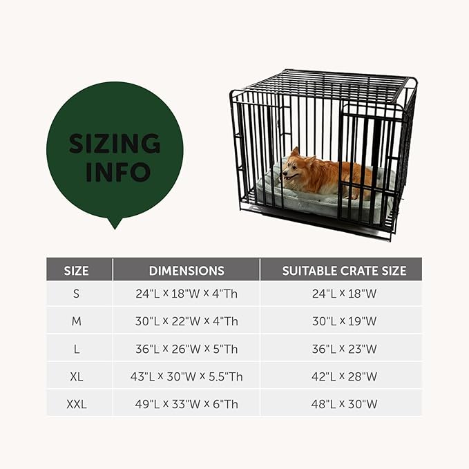 BALANCE Small Dog Bed, Orthopedic Dog Bed, Waterproof Pet Bed with Removable and Washable Cover, Pet Couch Dog Soft Sofa Bed with Nonskid Bottom