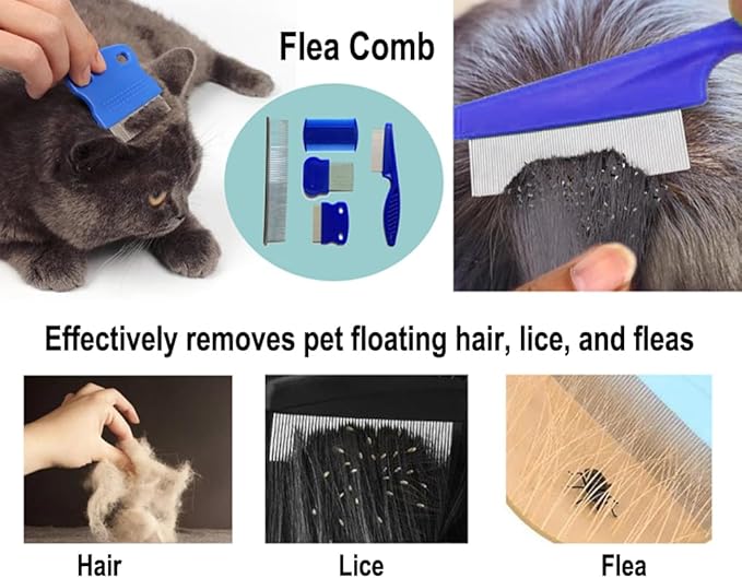 Dog Grooming Hammock with Flea Comb and Dog Nail Clipper, Pet Dog Grooming Hammock Harness with Cat Nail Clipper, Nail File and Dog Brush, Dog Sling for Nail Clipping/Nail Trimming (L, Green)