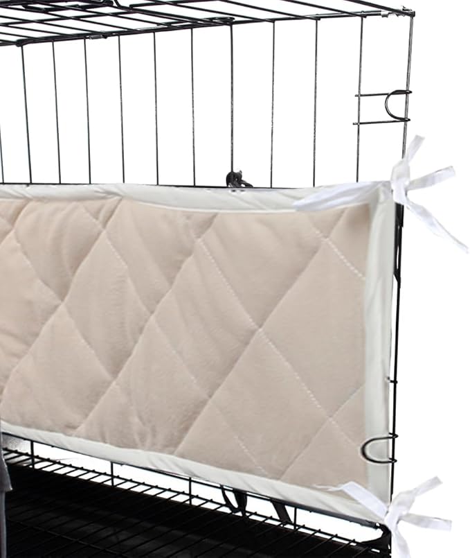 Apricot Dog Crate Training Pads - Tail Protector Bumpers, 48"X32"X10"