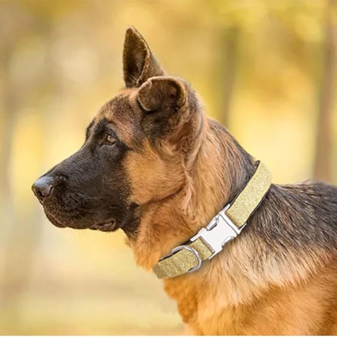 YSHOME&PET Bling Dog Collar with Bow Tie, Adjustable Bowtie Dog Collar with Metal Buckle D-Ring Soft Pet Collars for Cats Small Medium Large Boy or Girl Dogs Daily Walking or Holiday Party