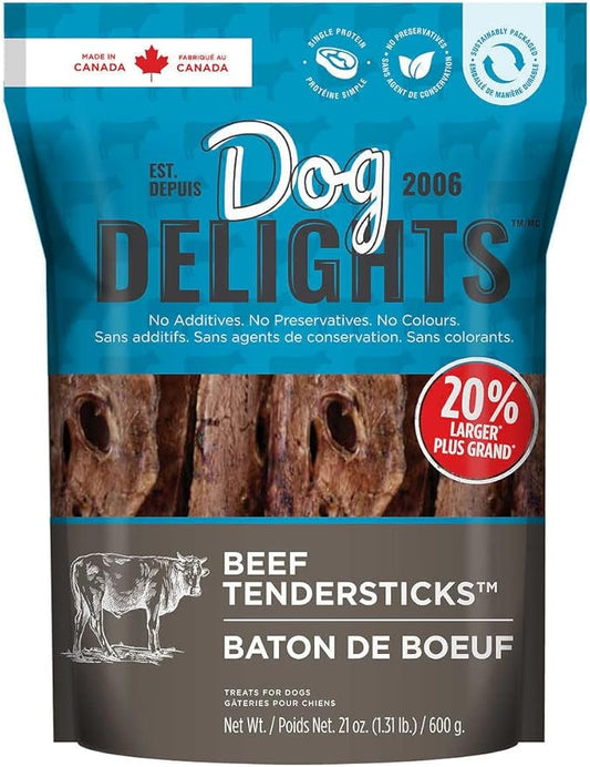 Beef Tendersticks, No Additives, No Preservatives, No Colours, Made in Canada (600g)