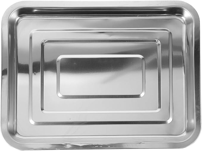 BESPORTBLE Heavy Duty Replacement Dog Crate Pan - Chew-Resistant Metal Tray for Pet Kennels Durable Floor Protection Easy Dogs and Cats 31cm X 21cm X2 cm