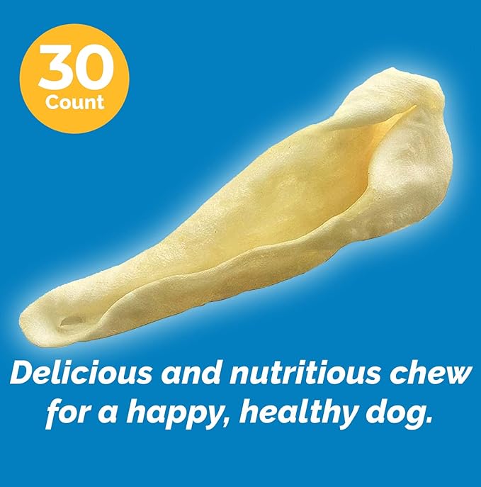 Lamb Ear Dog Chews (30 Count) - from All Natural Free Range Lambs - Quality Ears for Dogs