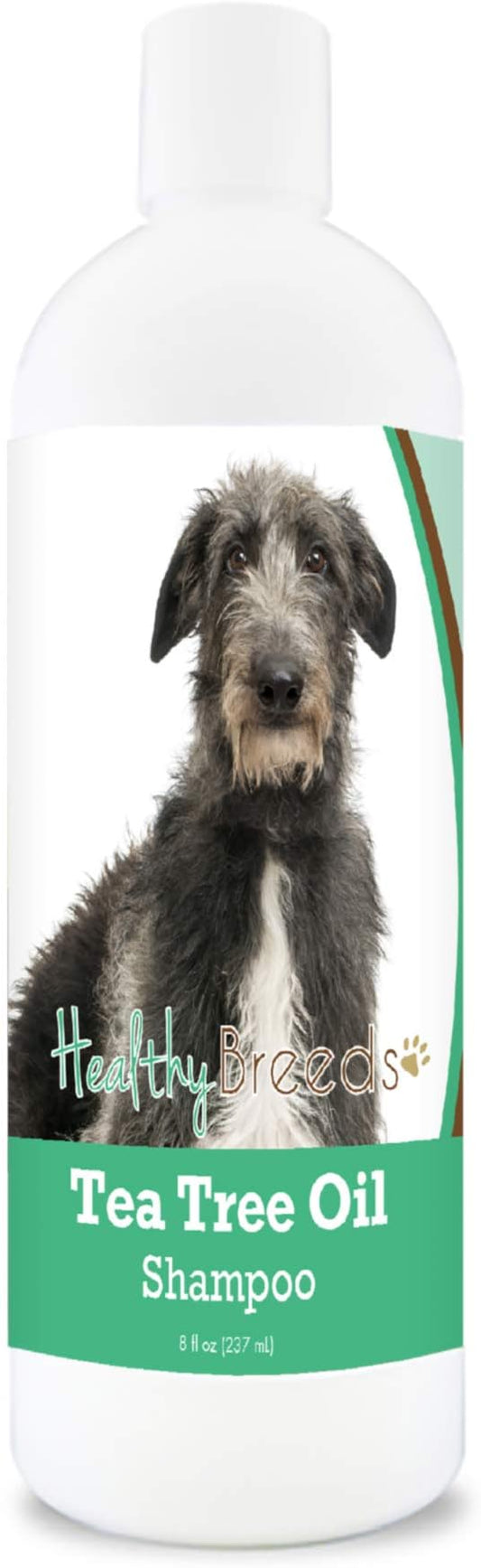 Healthy Breeds Scottish Deerhound Tea Tree Oil Shampoo – Formulated for Dry, Irritated Skin – Reduce Dandruff – Wintergreen Scent – 8 oz