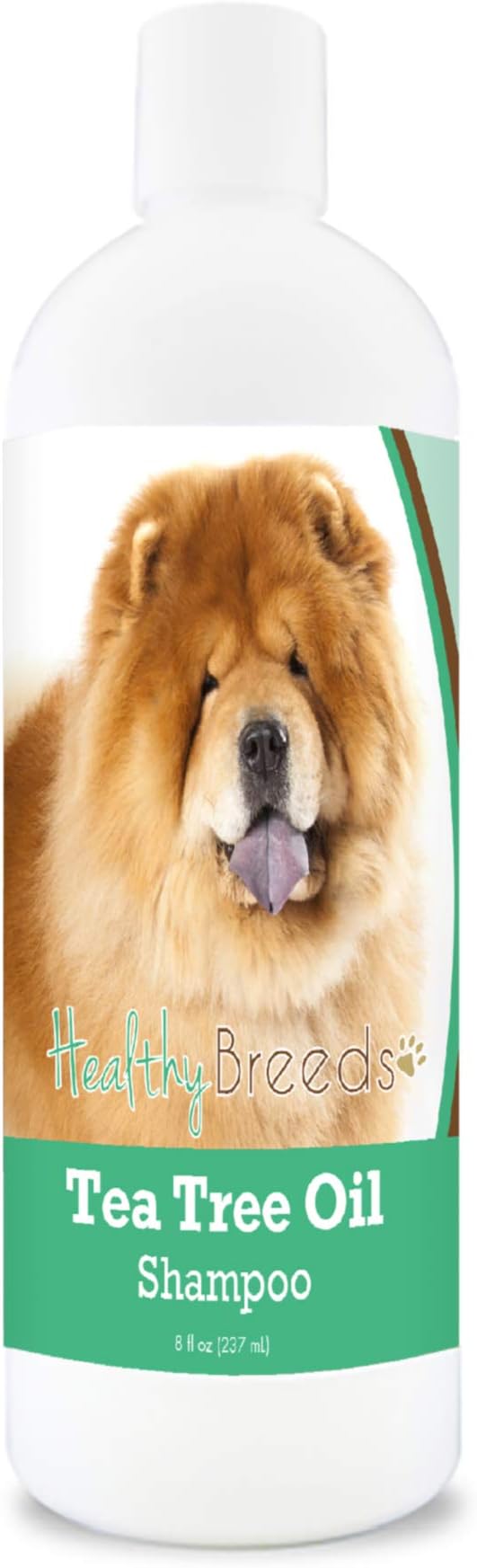 Healthy Breeds Chow Chow Tea Tree Oil Shampoo – Formulated for Dry, Irritated Skin – Reduce Dandruff – Wintergreen Scent – 8 oz