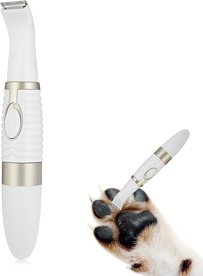 Dog Clippers, Cordless Cat and Small Dogs Clipper, Low Noise Electric Pet Trimmer, Dog Grooming Clippers for Trimming The Hair Around Paws, Eyes, Ears, Face, Rump …
