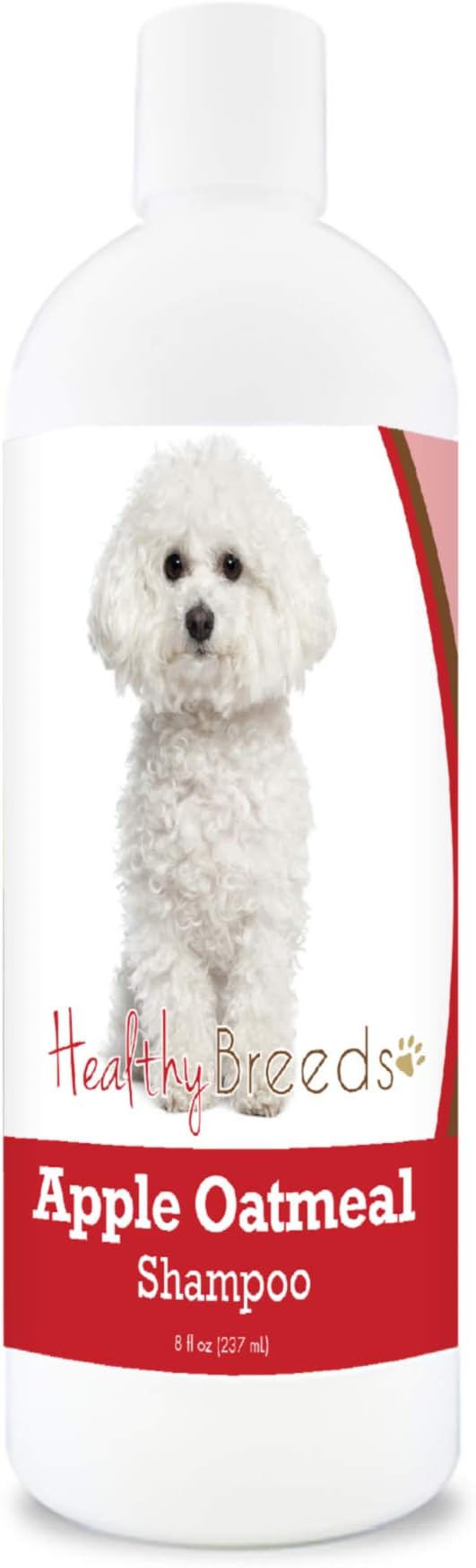 Healthy Breeds Bichon Frise Apple Oatmeal Dog Shampoo - All Natural, Tearless & Hypoallergenic Cleanser & Conditioner - Best for Dry, Itchy or Irritated Skin - 8 oz