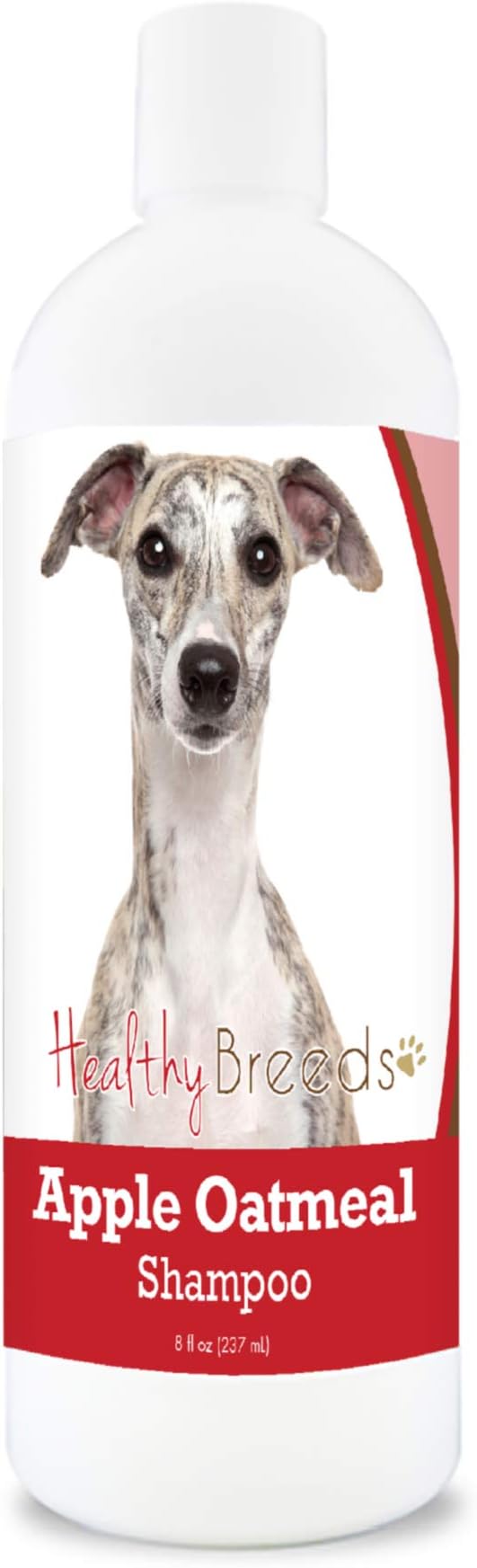 Healthy Breeds Whippet Apple Oatmeal Dog Shampoo - All Natural, Tearless & Hypoallergenic Cleanser & Conditioner - Best for Dry, Itchy or Irritated Skin - 8 oz