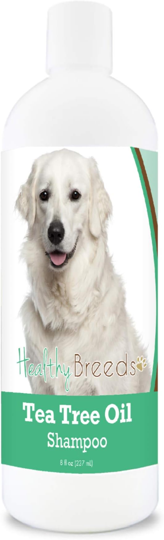Healthy Breeds Kuvasz Tea Tree Oil Shampoo – Formulated for Dry, Irritated Skin – Reduce Dandruff – Wintergreen Scent – 8 oz