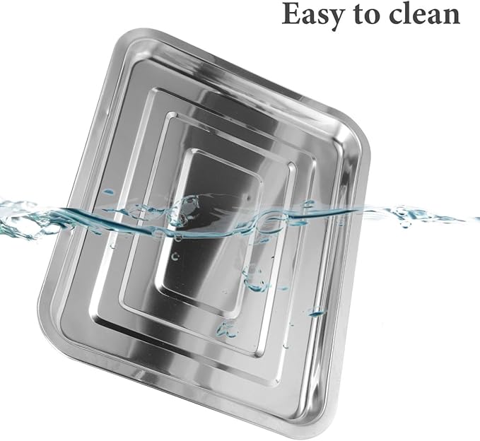 BESPORTBLE Heavy Duty Replacement Dog Crate Pan - Chew-Resistant Metal Tray for Pet Kennels Durable Floor Protection Easy Dogs and Cats 31cm X 21cm X2 cm