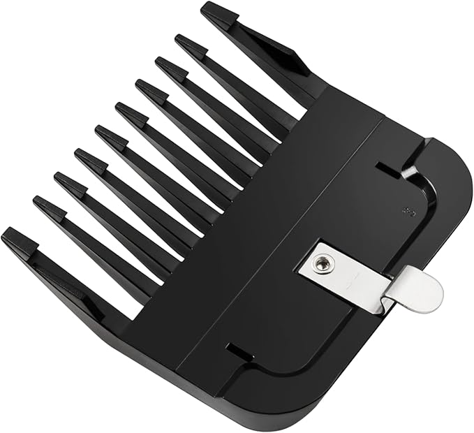 Andis 562014 Premium Clip Animal Comb Set – Built with Plastic, Includes 7 Color Coded Combs of Different Sizes, Metal Clip to Attach Comb - Fits Ultra Edge & Ceramic Edge Blades, Multicolor