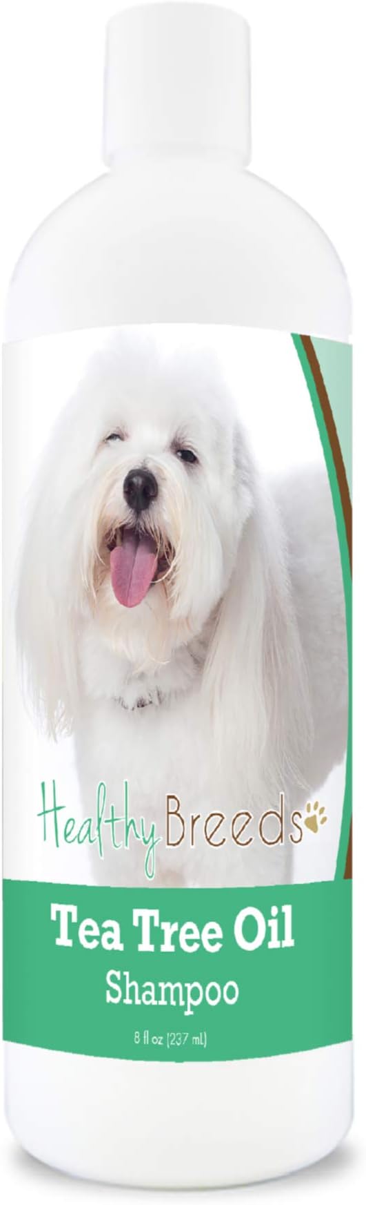 Healthy Breeds Coton de Tulear Tea Tree Oil Shampoo – Formulated for Dry, Irritated Skin – Reduce Dandruff – Wintergreen Scent – 8 oz