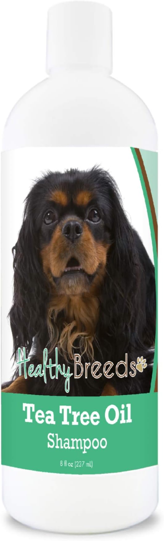 Healthy Breeds English Toy Spaniel Tea Tree Oil Shampoo – Formulated for Dry, Irritated Skin – Reduce Dandruff – Wintergreen Scent – 8 oz