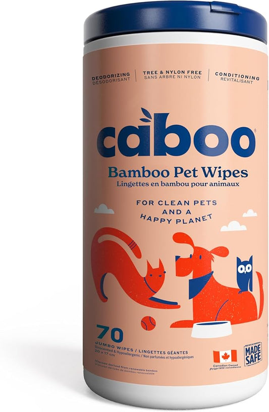 CABOO BAMBOO PET WIPES (8x70.00)