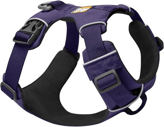 Ruffwear, Front Range Dog Harness, Reflective and Padded Harness for Training and Everyday, Purple Sage, Large/X-Large