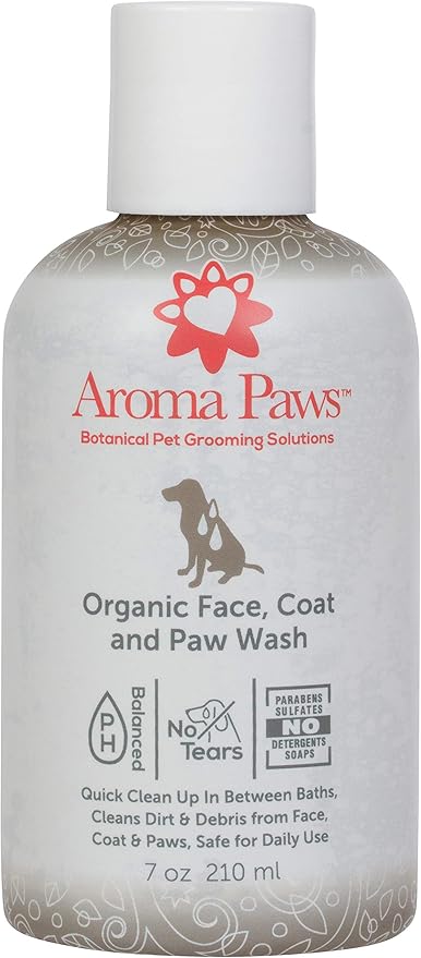 Organic Dog Wash – Cleansing Scrub, Washes for Canine Ears, Face, Coat and Paws – Conditioning, Moisturizing – Toxin Free, Healthy Ingredients – Grooming, Scented Scrubs – 7 to 13.5 Oz.