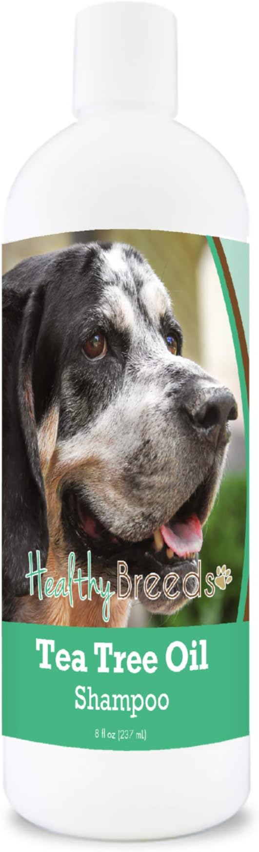 Healthy Breeds Bluetick Coonhound Tea Tree Oil Shampoo – Formulated for Dry, Irritated Skin – Reduce Dandruff – Wintergreen Scent – 8 oz