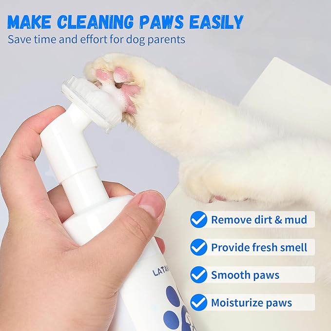 Dog Paw Care Kit- Dog Paw Cleaner for Dogs Large Medium Small XL Breed Balm for Heals - Repairs & Restores Dry - Cracked Paws & Nose Protector for Pet Foot Washer