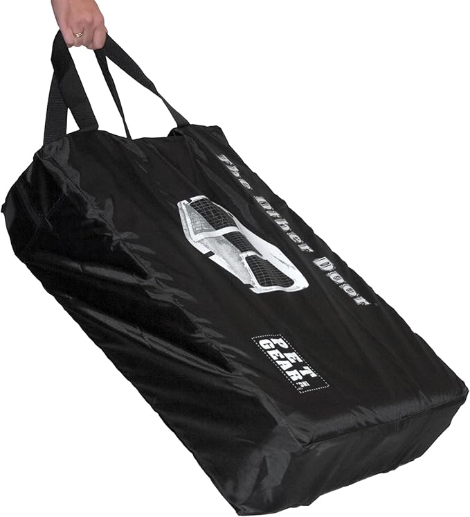 Pet Gear “The Other Door” 4 Door Steel Crate for Dogs/Cats with Garage-Style Door, Includes Plush Bed + Travel Bag, No Tools Required, Willow