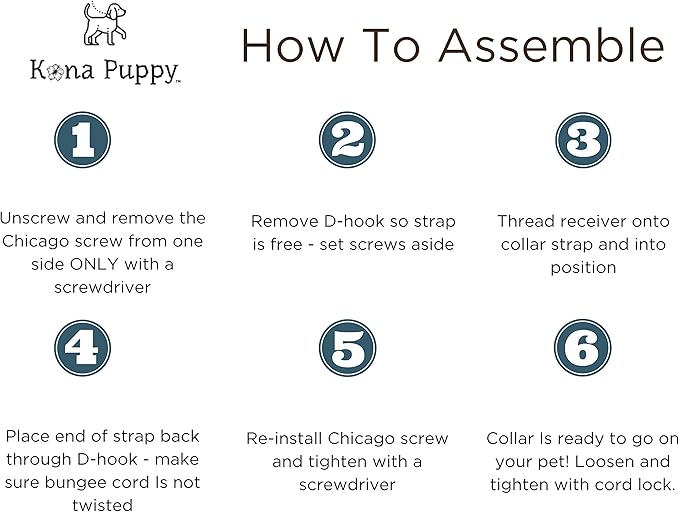 Waterproof E-Collar Replacement Strap Dog Collar for Invisible Fence/ecollar - Easy On Bungee