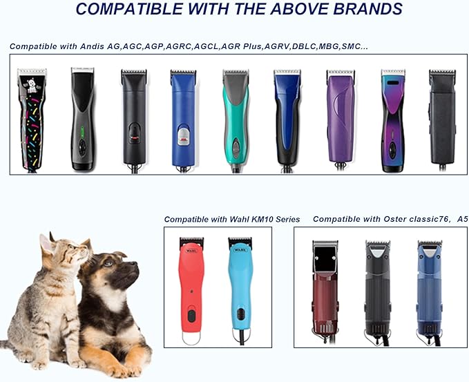 5/8HT（64930） Blade Dog Grooming Clipper Replacement Blades Compatible with Andis Dog Clippers,Detachable Stainless Steel Blade,Size-5/8 HT, Cut Length-5/8 Inch