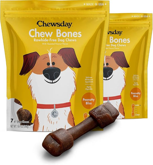 Chewsday Knotted Peanut LG 14ct