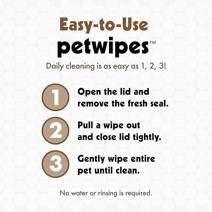 Petkin Mega Valu-Pak Pet Wipes, 500 Total Wipes - Oatmeal Pet Wipes for Dogs and Cats - for Face, Paws, Ears, and Body - Super Convenient Dog Cleaning Wipes, Ideal for Home or Travel - Easy to Use