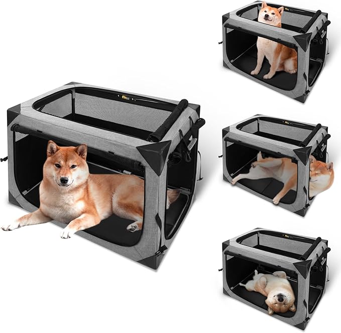 Dog Crate,36x25x25 Inch Large Dog Crate for Large or Medium Dogs, Portable and Foldable Design of Dog Cage, Perfect for Travel