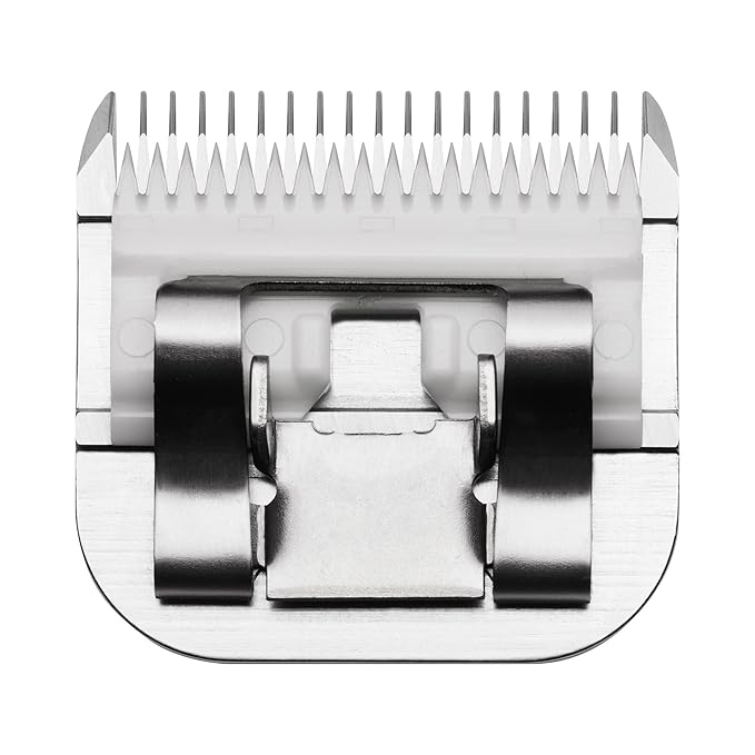 Andis CeramicEdge Carbon-Infused Steel Pet Clipper Blade, Size-5FC, 1/4-Inch Cut Length (72635),Silver