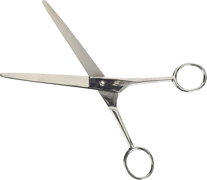 Mars Professional Stainless Steel Grooming Shears, Filipino Style, 8 inch Length