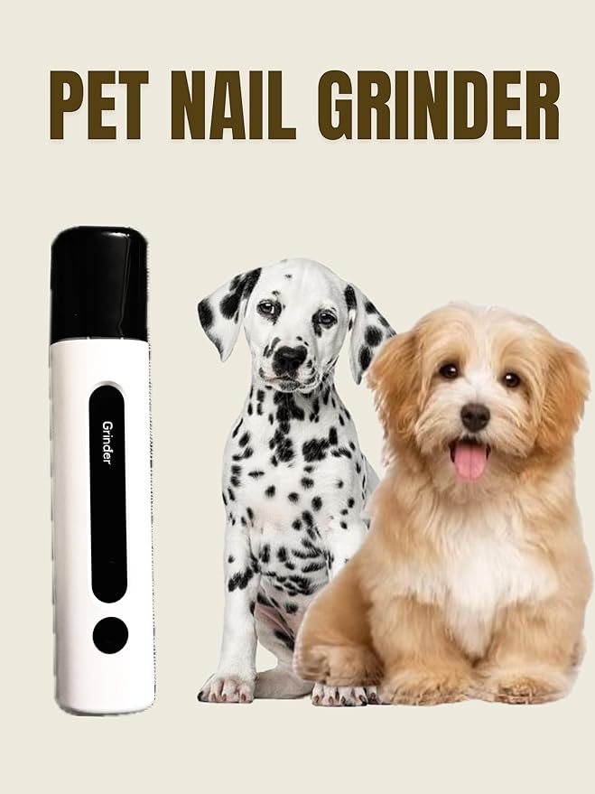 Accesspet 5-Speed Electric Pet Nail Grinder for Dogs & Cats – Ultra-Quiet, Safe, Ergonomic Nail Trimmer for Easy, Stress-Free Home Grooming & Professional-Quality Nail Care for All Pets