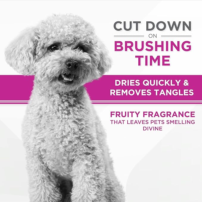 TropiClean PerfectFur Dog Conditioner for All Coats| 10:1 Concentrated Groomer Gallon| Made in The USA| 1 Gallon