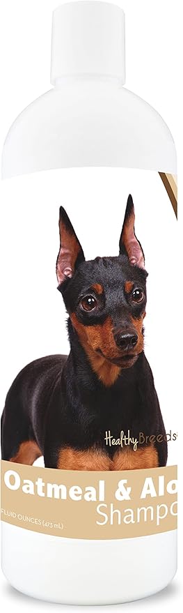 Healthy Breeds Miniature Pinscher Oatmeal Shampoo with Aloe 16 oz