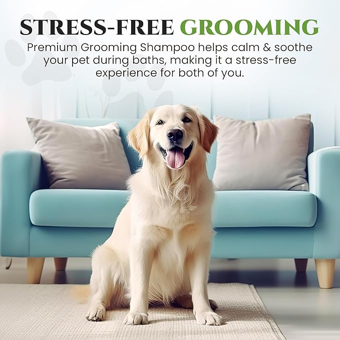 605Products - Fresh Apple Dog Shampoo for Itchy and Sensitive Skin, Puppy Shampoo and Odor Eliminator for Smelly Dogs and Puppies, Pet Shampoo and Deodorizer - Dog Bath Supplies (Fresh Apple, 2 Pack)