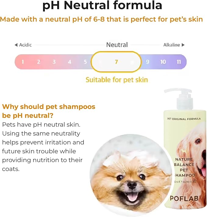 Nature Balance Pet Shampoo - Dog & Cat Moisturizing Shampoo with Aloe Vera Leaf, Mango Extract & Pink Needle Flower Extract - pH Neutral Pet Cleansing Shampoo for Healthy & Lustrous Coat