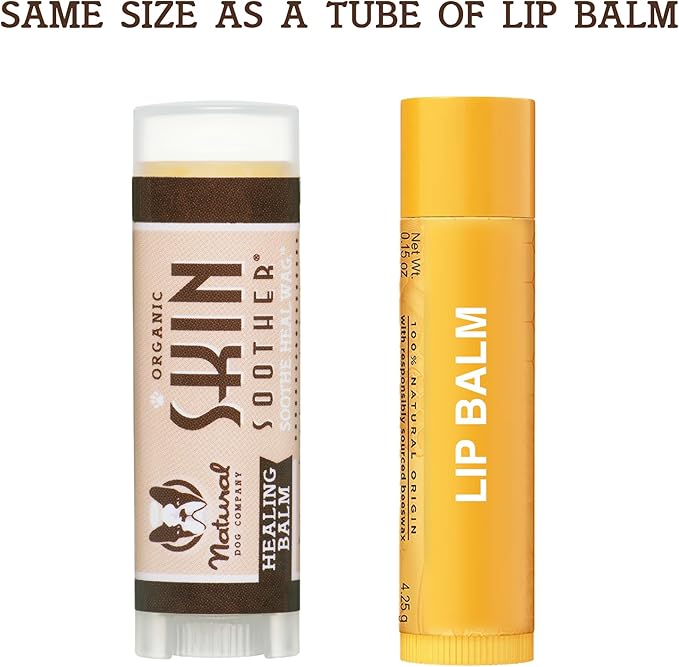 Natural Dog Company Powerhouse Bundle, Includes 4 Healing Balms that Relieve Skin Irritations, Cracked Paws and Dry Noses, Organic, All Natural Ingredients, 0.15oz Trial Sticks