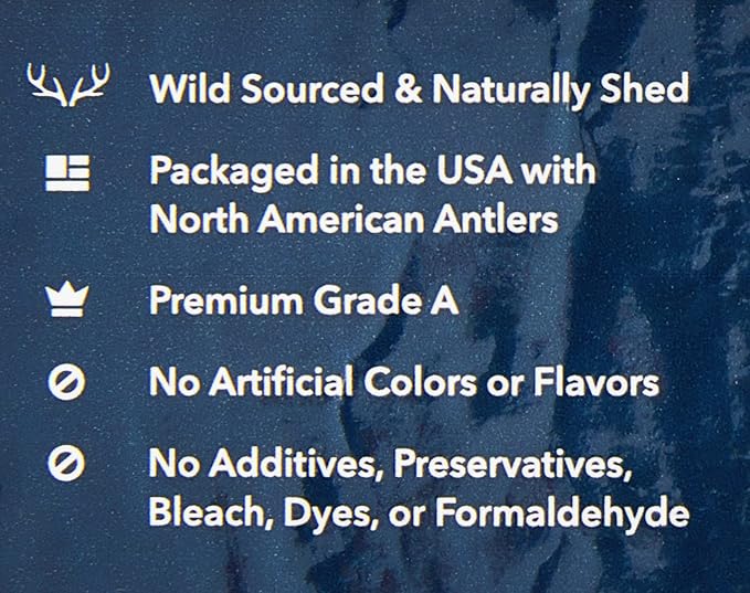 Amazon Brand – Wag Dog Deer Antler Chew, Naturally Shed. Whole, Small (Best for Dogs under 15 lbs) 4–5.5 inches