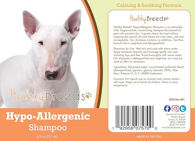 Healthy Breeds Bull Terrier Hypo-Allergenic Shampoo 8 oz