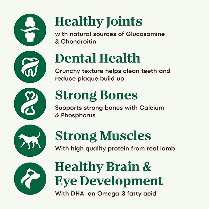 NUTRO NATURAL CHOICE Large Breed Puppy Dry Dog Food, Lamb & Brown Rice Recipe Dog Kibble, 30 lb. Bag